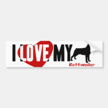 Rottweiler Bildekal