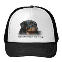 Rottweiler hatt trucker keps