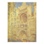 Rouen domkyrka, solnedgång vid Claude Monet Inbjudningar