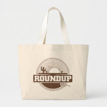 RoundupCowboy Tote Bags