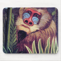 Rousseaus "Mandrill i djungeln" (circa 1909) Mus Mattor