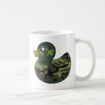 Rubber anka för kamouflage kaffe mugg