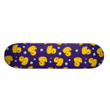 Rubber ankamönster skate board deck