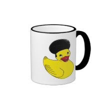 Rubber Ducky afro- mugg