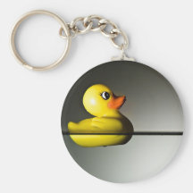 Rubber flyta för anka nyckel ring