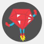 Rubyen driver klistermärke