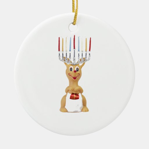 Rudolph Hannukkah Jul Dekorationer