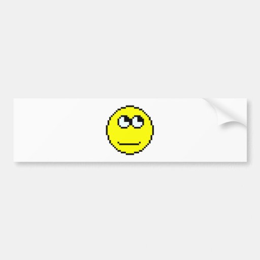 Rullande ögaEmoticon Bildekaler