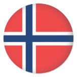 Runda Norge Klistermärke