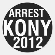 Rundaklistermärke för gripande KONY 2012