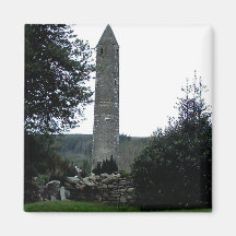 Rundatorn, Glendalough, Co.Wicklow, Irland Kylskåpsnagnet