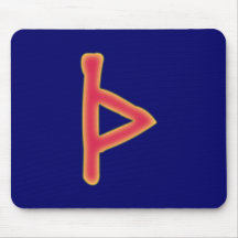 rune Thurisaz futhark Mauspads