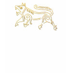 Runestone-guld- Vang skisserar t-skjortan T Shirt
