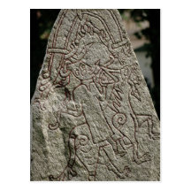 Runic sten vykort