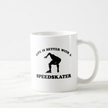 Rusa skatervektordesigner kaffe kopp