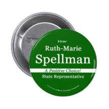 Ruth Spellman för Maine statligt representativt Knappar Med Nål