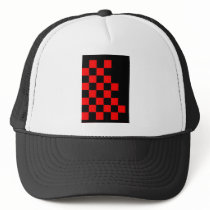 Rutigt sjunka trucker keps