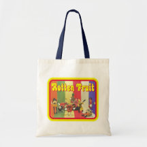 Rutten fruktmusikbandtoto tote bag
