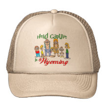 Rymd fången i Wyoming Trucker Kepsar