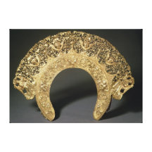 Rysk diadem med filigree arbete sträckt canvastryck