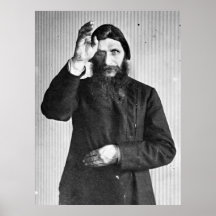 Ryska Mystic Grigori Yefimovich Rasputin Affisch
