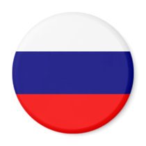 Ryssland flagga magneter