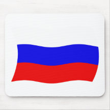 Ryssland flagga Mousepad Musmattor