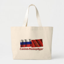 Ryssland och St Petersburg Tote Bag