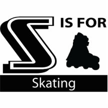 S är för att åka skridskor photo cut out
