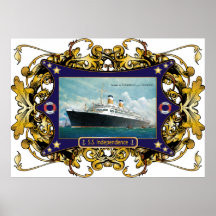 S.S. SjälvständighetvintageSteamship Affischer