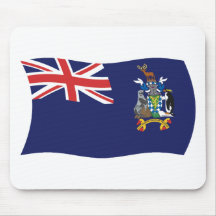 Så Georgia och smörgåsflagga Mousepad Mus Mattor