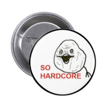 Så Hardcore komiskt ansikte Knapp Med Nål