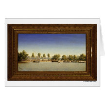 Sacramento stad, Juli 1849 Hälsnings Kort