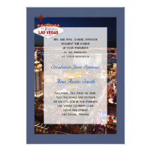 Sagolik Las Vegas bröllopinbjudan