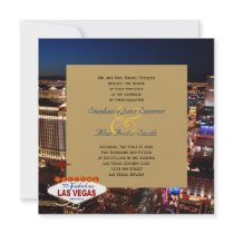 Sagolik Las Vegas bröllopinbjudan