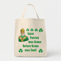 Saint patrick var grön tygkasse