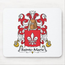 Sainte-Marie familjvapensköld Musmattor