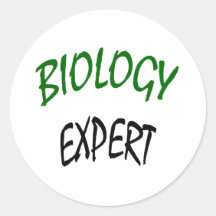 Sakkunnig biologi klistermärken