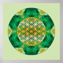 Sakral geometriMandala 1 Print