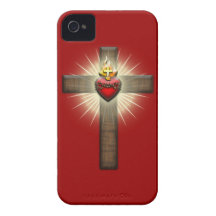 Sakral hjärta av den Jesus kor iPhone 4 Case-Mate Fodral
