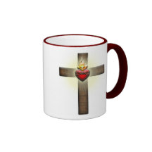 Sakral hjärta av den Jesus kor Kaffe Koppar
