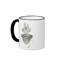 Sakral hjärta, nollan sakrala Heartof Jesus, förlä Kaffe Muggar