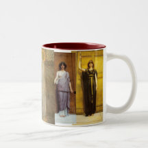Sakral kvinnlig helig gral för forntida Priestess Kaffe Muggar