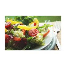Sallad Sträckt Kanvastryck