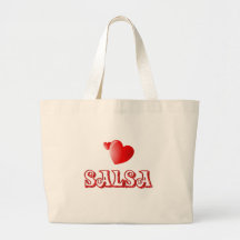 Salsahjärtor Tote Bag