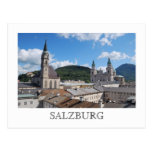 Salzburg Österrike vykort