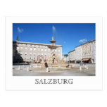 Salzburg Österrike vykort
