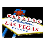 Samantha & Gary Las Vegas BRÖLLOP 2010 Vykort
