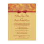 Sample Wedding Invitation - Autumn Leaves - Light Postcard