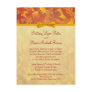 Sample Wedding Invitation - Autumn Mist - Gold Postcard